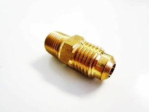 90243 MALE BRASS FITTING (1/2, 5/8 CUT 1/2) fits FORD