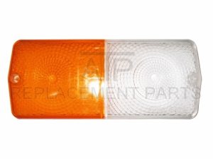 E4NN13K301AB LENS ONLY (5610-8830) FRONT SIGNAL (SERIES II, WHITE/ORANGE, LH/RH) fits FORD